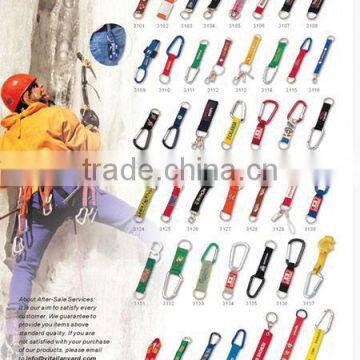 Custom Various Carabiner Clasp With Short Lanyard And Your Logo In China Good Quality