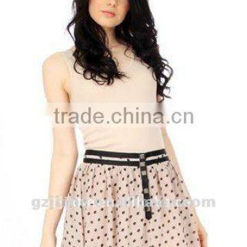 2012 fashion and popular spot lady beautiful long skirts