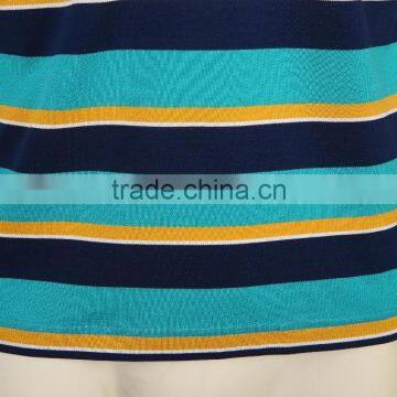 Men Fashion 100% Cotton Golf Custom Striped Polo Shirt photo-6