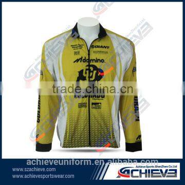 Yellow Motorcycle Jacket Leather Model photo-3
