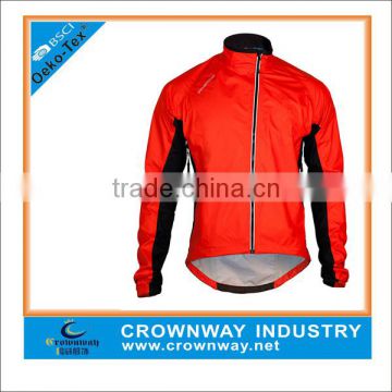 Mens slim fit jacket with waterproof Windbreaker function