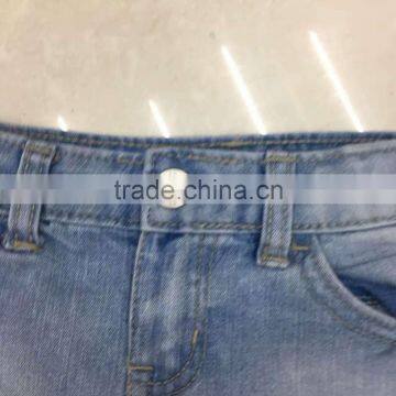Yiwu Stock Apparel Blue Denim Summer Cotton Kids Shorts photo-4