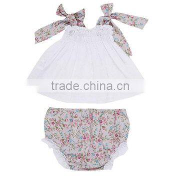 2017New Fashion Kids Girl Clothing Two Pieces Children Wholesale Floral Baby Clothes Set photo-3