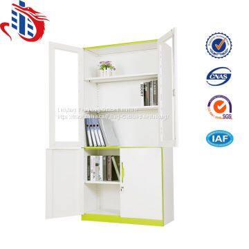 Office display cupboard designs metal storage cabinets with glass door