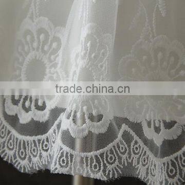 New Arrival Summer Baby Clothes White Embroidery Flower Lovely Lace Net 0-2 Years Old Party Dress Baby First Communion Dresses photo-5
