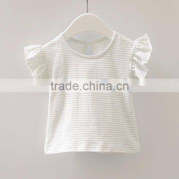 Kids Clothes Flutter Shirt Match Suspender Shorts Fashion Child Girl Dress photo-5