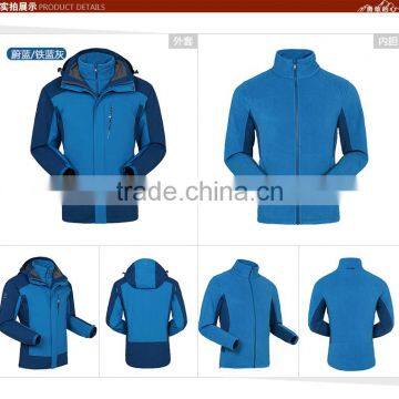 Chinese Factory Waterproof Jackets for Men,fleece Lined Waterproof Jacket, Waterproof Jacket Sale 3 in One photo-2