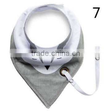 S17219A New Fashion Pacifier Unique Cartoon Cotton Towel Baby Bib photo-2