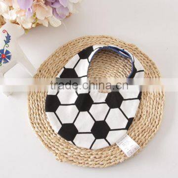 S33356W Ball Character Design Bib Bandanas Baby Bibs Waterproof Feeding Baby Saliva Towel photo-2