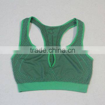 2014 New Style Breathable and Light Seamless Knitting Custom Sports Bra