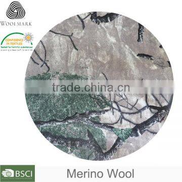 Merino Wool Fabric Camouflaged, Rip-stop Fabric Wool photo-3