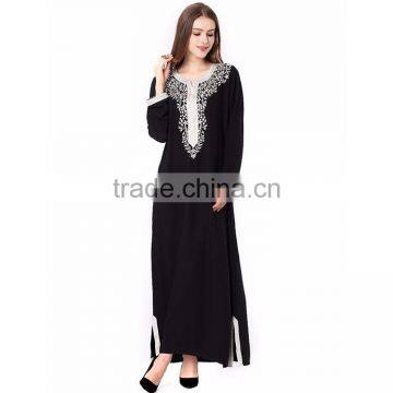 Muslim Fashion Women Long Sleeve Abaya 2017 Dubai Dress Kaftan Dubai Abaya Wholesale photo-5