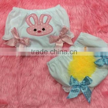 2014 new baby girls easter bunny chick baby bloomer