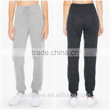 High-waist Fitted Leg Sweat Pants Lightweight Casual Pants for Women 2016