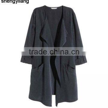 Wholesale Women Casual Jacket Custom High Quality Jacket in a Lyocell Blend photo-2