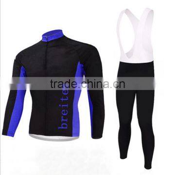 High quality free design custom men's bike clothes cycling suit