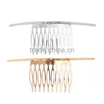 Hair Clips Findings Comb Silver Tone photo-3