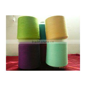 high strength colored/dyed polyester spun yarn for bags and clothes