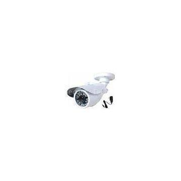 Internal CCD Security Camera , Bullet Type CCTV Camera With 24 LEDs , IR 20m