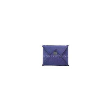 Light Purple Color Square Mat Neoprene + Nylon + VELCRO Pad Computer Protector