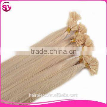 Different Color Fashion Style Pre-bonded Hair 8A Grade Straight Brazilian Virgin Hair U Tip Hair in Extension photo-5