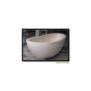 Beige Stone Bath tub
