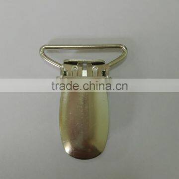 Manufacturer Strong Thick Metal Suspenders Clip With Plastic Teeth Inside