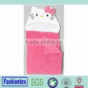 100% cotton toddler poncho towel bath towel baby poncho towel