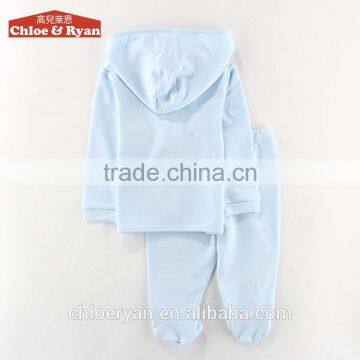 100% Cotton 0-3 Month Baby Boy Suits Long Sleeve Infant Warmer Clothing photo-6