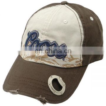 Worn-out Bottle opener baseball cap unique opener on visor