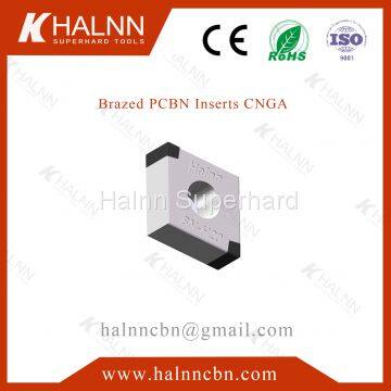 PCBN Insert for hard turning bearings : BN-H20 and BN-H11 PCBN Insert from Halnn Tools