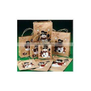 Christmas gift bag/ Halloween gift bag/FSC Recyclable paper bag with high quality