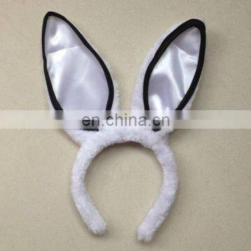 HBN-1446 White bunny ear headband Hen party bunny ear headband