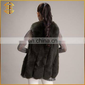 Wholesale Winter Coat Fox Jacket Sleeveless Fashion Real Fur Vest photo-4