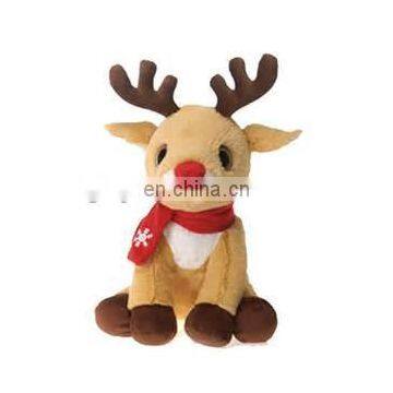 Yangzhou factory Sitting reindeer plush toys