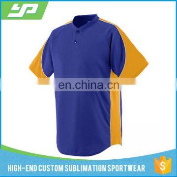 Design Soft Combed Cotton Jersey T-Shirt Baseball with sublimation