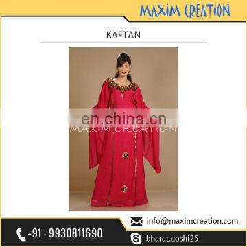 Best Women Apparel Kaftan Dress Available with Uniquely Design Sleeves