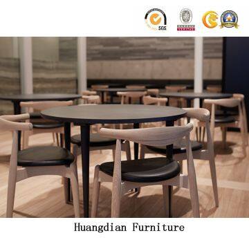 Hotel Restaurant Furniture Wooden Dining Chair and Table Set