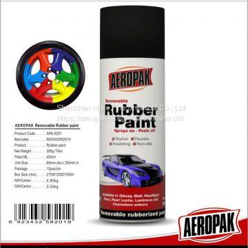 Peelable Rubber Spray Paint Colorful For Car