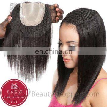 alibaba china three part middle parting cheap lace closure weaves human hair wig