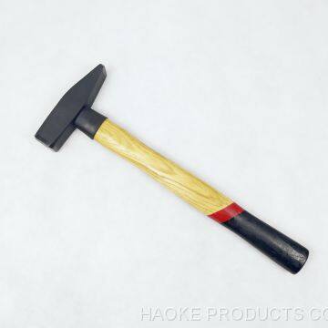 Carbon Steel Double Colors Wood Handle Machinist Hammer in Hand Tools (XL0107)