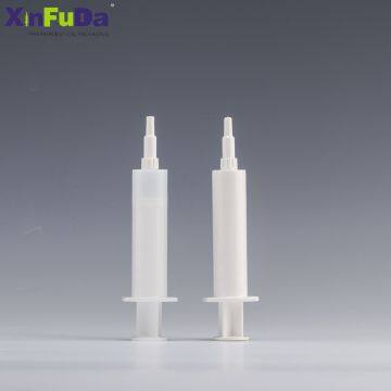 White Plastic 10cc 10ml Medicine Oral Syringe With Cap