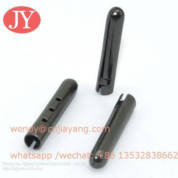 20mm Shiny Nickle Color Bullet Shape Shoelace Tips photo-5