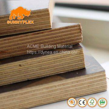 black/brown/red concrete formwork film faced plywood