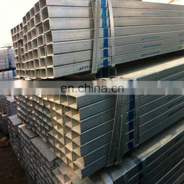 Shelf 5.8m hot galvanized silver rectangular square tube astm a 500 welded steel pipe