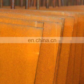 Hot Rolled Corten Steel Plate 09CuPCrNi  Weathering steel plate