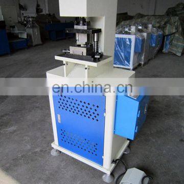 PVC window hydraulic punching machine for PVC profile with steel liner