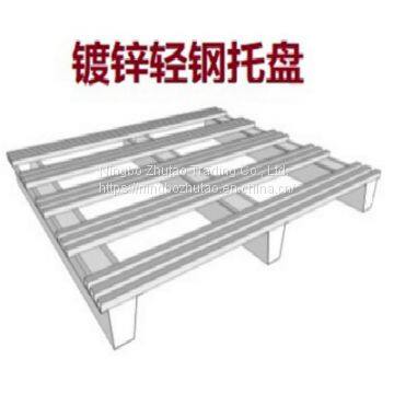 Economic Light Steel Pallet  Free Fumigation Recyclable Galvanized Customized  Warehouse Storage Pallet