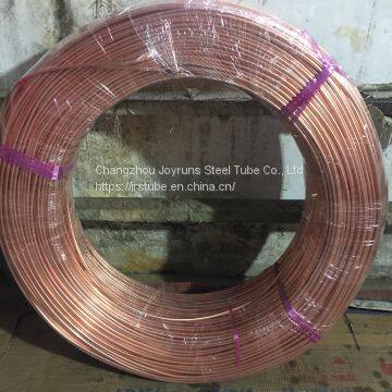 Copper coated Bundy Tube 8*0.7 Refrigeration condenser Tube