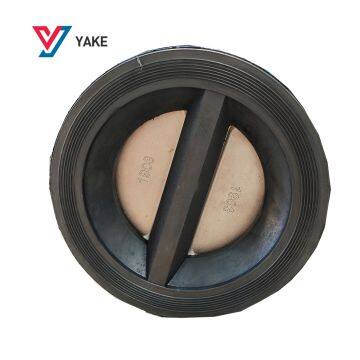 Rubber Lined Wafer Type Butterfly Check Valve Ductile Iron Check Valve photo-5